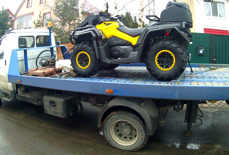 Заказать транспортировку квадроцикла  из Санкт-Петербурга в Приморско-Ахтарска